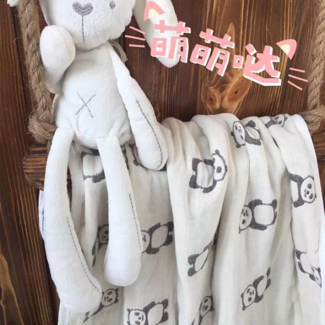 纯棉透气易干提花六层纱布浴巾70cm*140cm