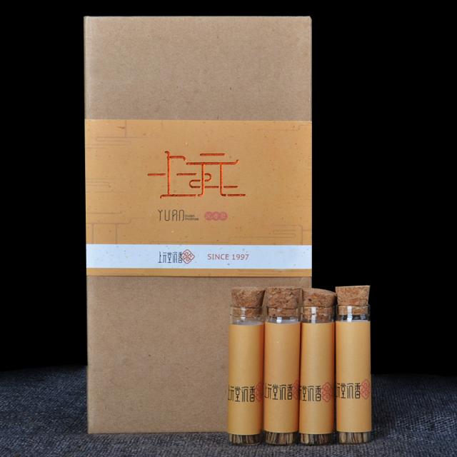 上元堂沉香精品级沉香烟丝香插1.5g/瓶*4/盒